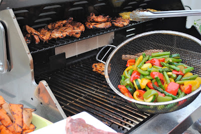 The Style Sisters backyard dining, Mother's Day, BBQ