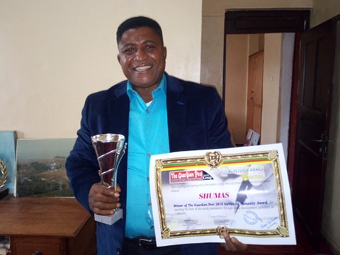 SHUMAS Cameroon wins Service to Humanity Award 