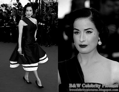 Assorted B&W pictures of Dita Von Teese picture 3