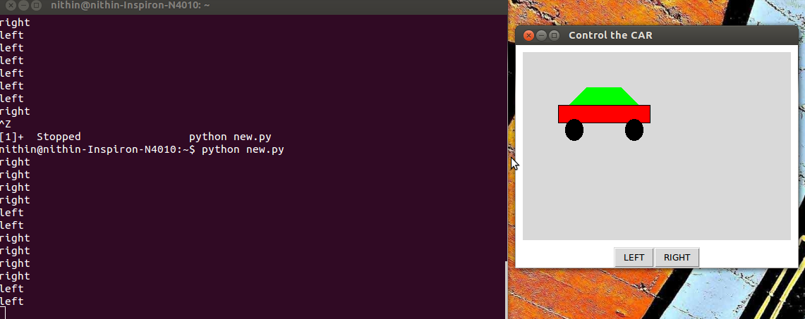 Nithin U S: A Simple Python Program for Moving a Car