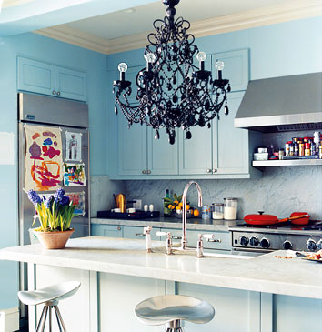 Blue not your color? Check out other kitchens in brown red orange yellow