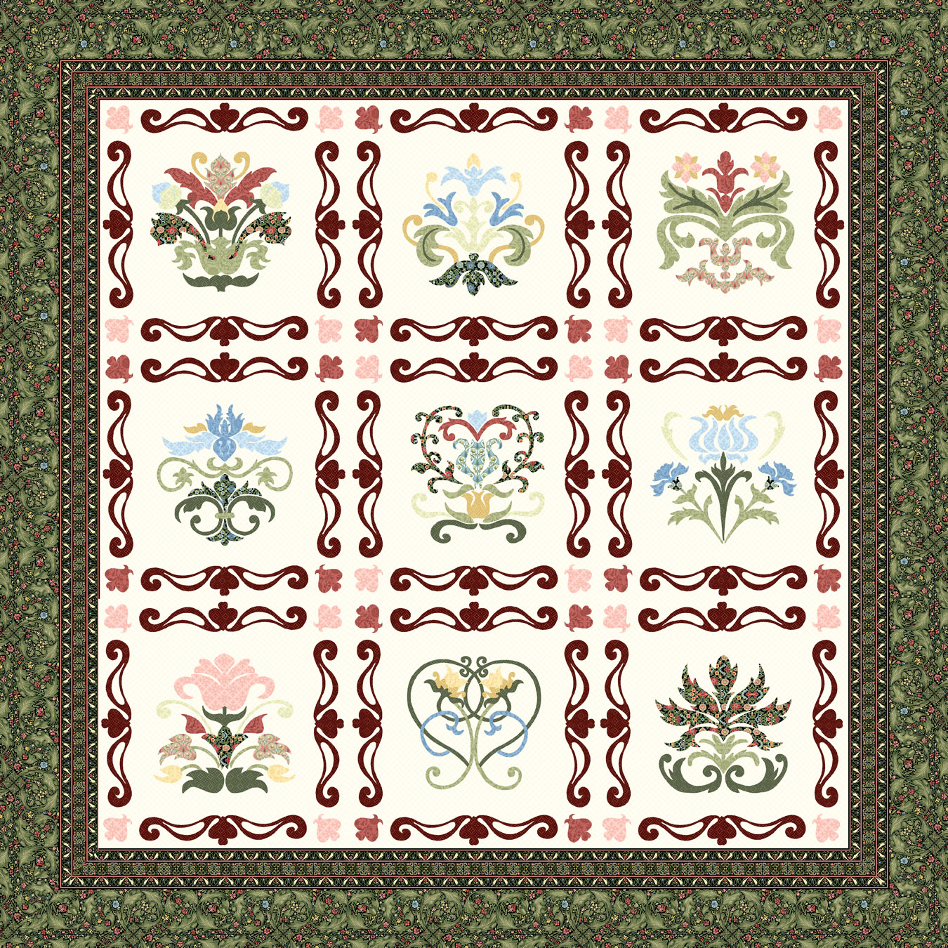 William Morris in Quilting Quilt Gallery and Patterns