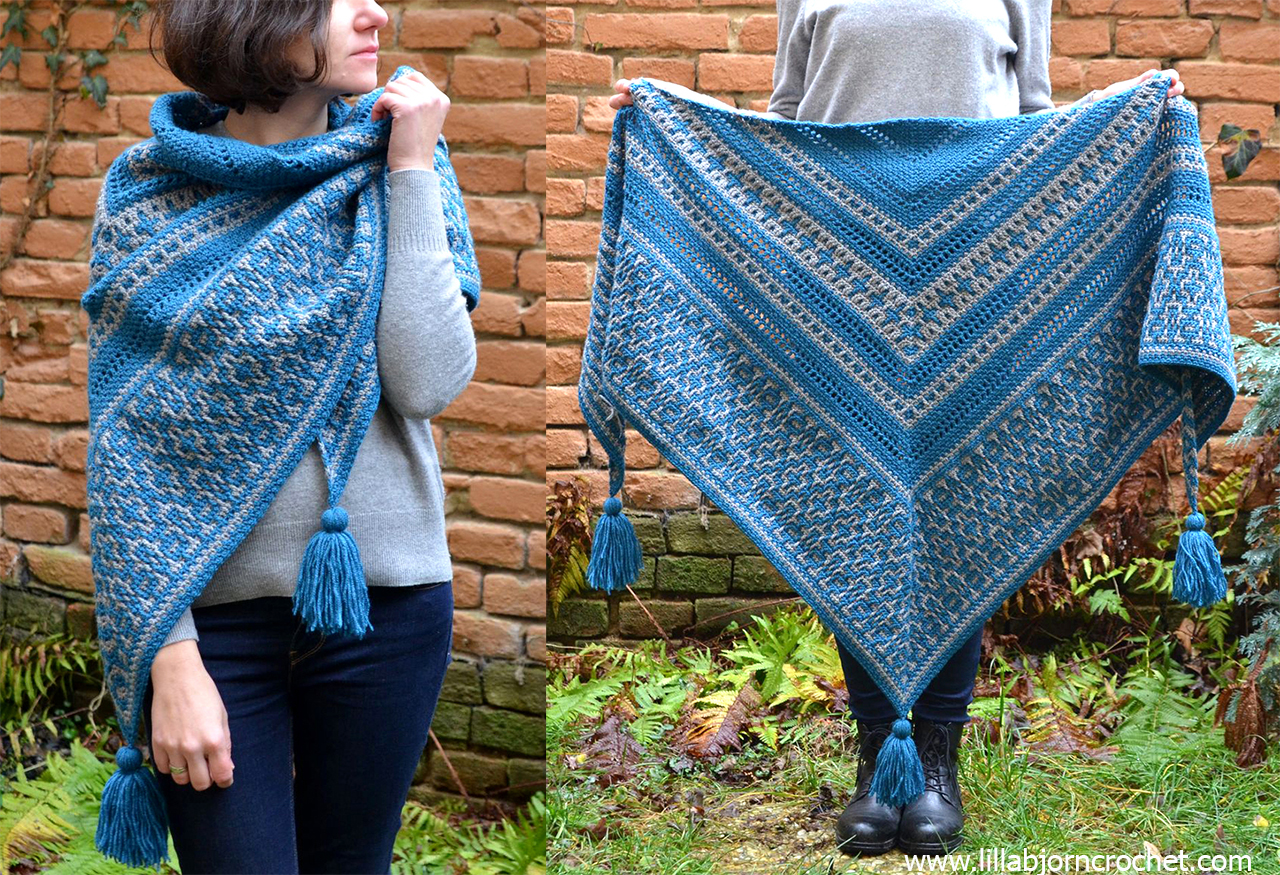 16 Shawl Mosaic Crochet Patterns – Crochet