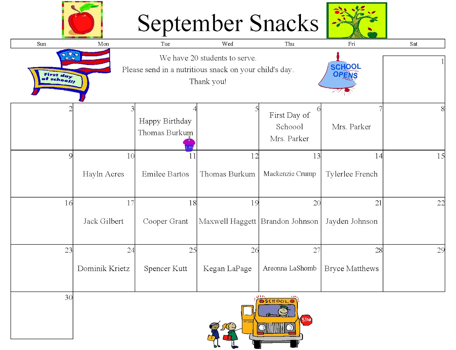 mrs-parker-s-kindergarten-classroom-room-106-snack-calendar
