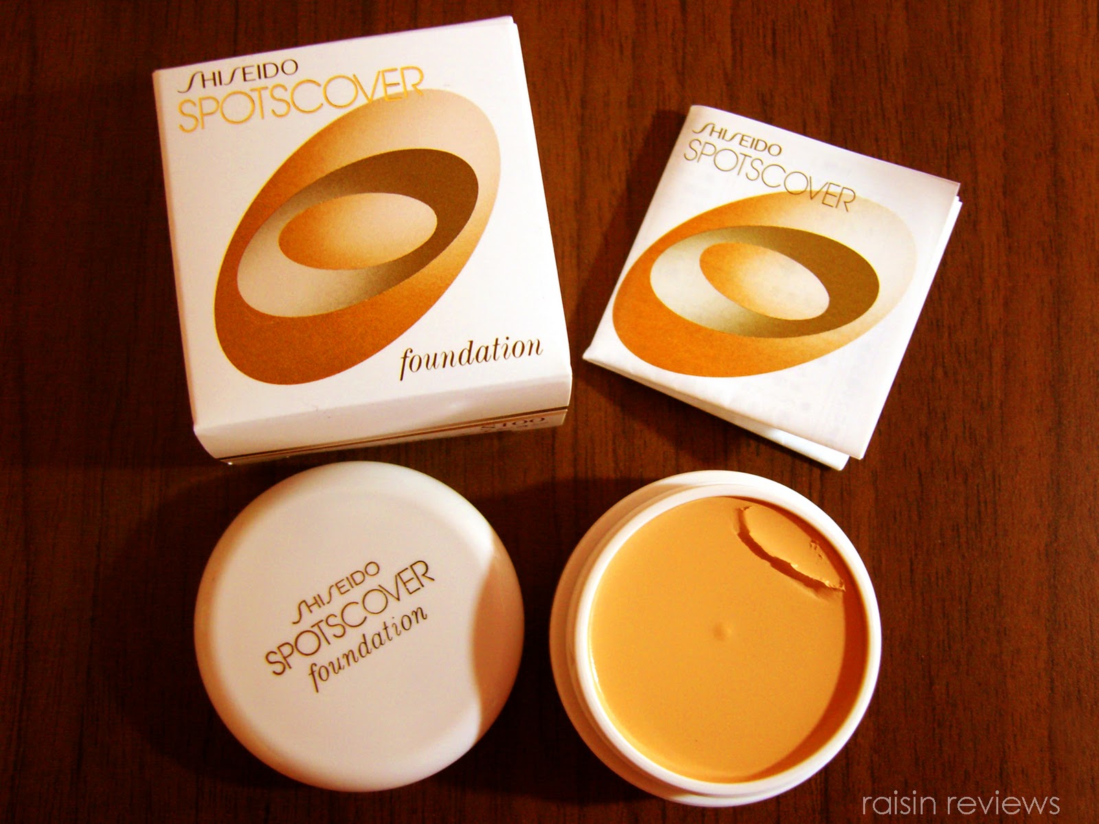raisin reviews Shiseido Spotscover Foundation / Concealer