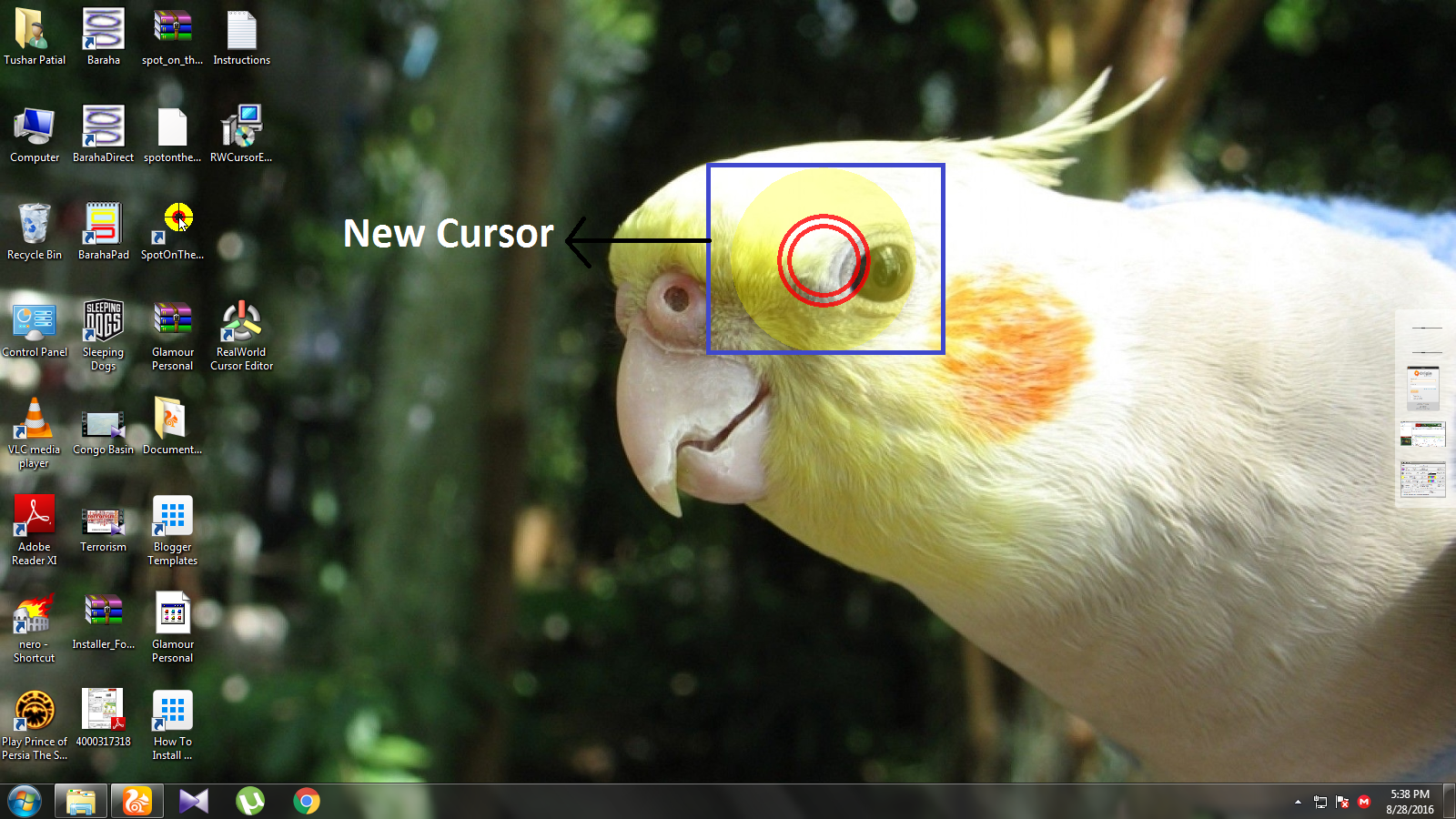 How To Create A Circle Around Mouse Cursor Techno Point