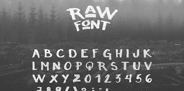 Raw font