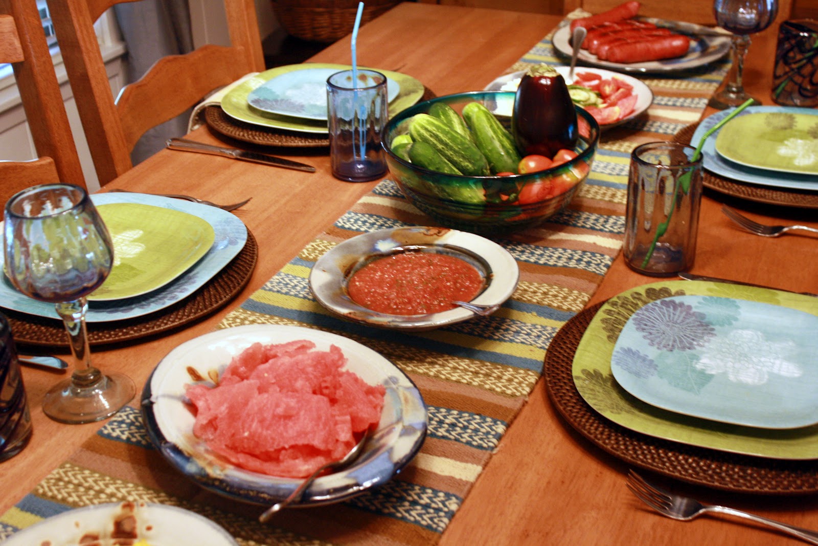 Life with the Mozas Picnic Style Dinner