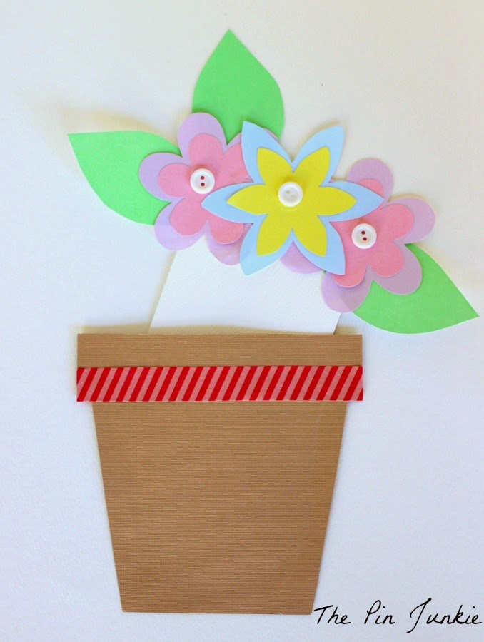 Spring Flower Pot Card