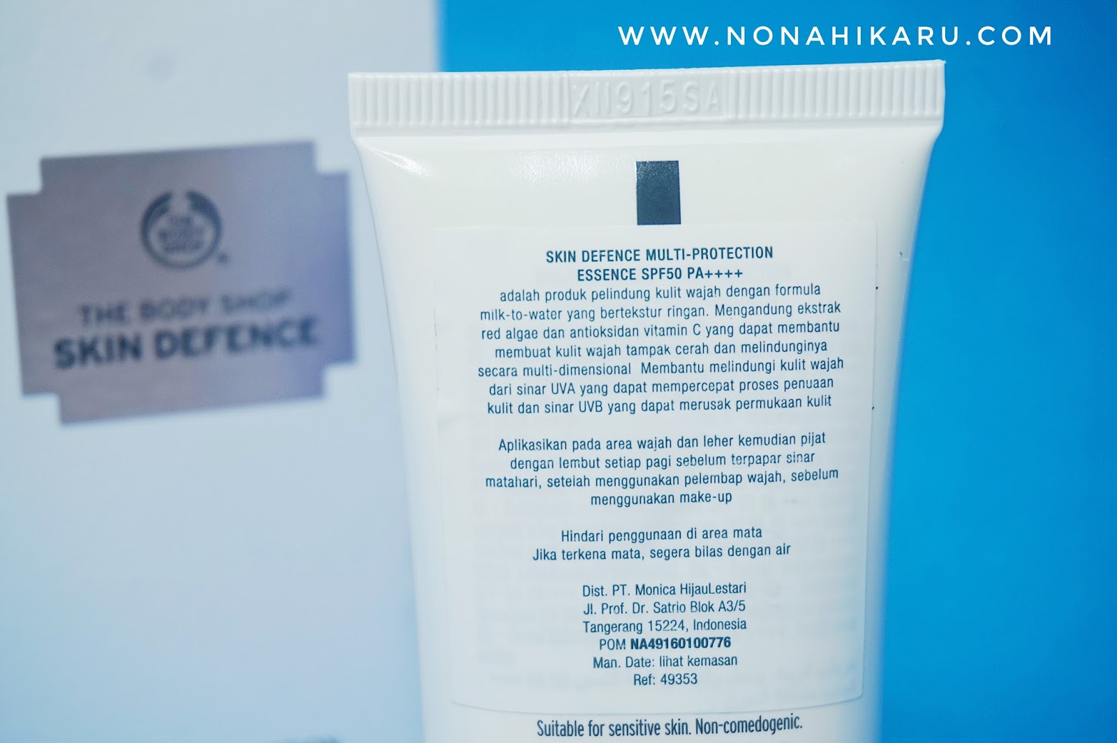 PENTINGNYA PENGGUNAAN SUNSCREN & REVIEW THE BODY SHOP SKIN DEFENCE