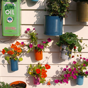 Tin Can Planters | Gardening DIY | Soul Flower Blog