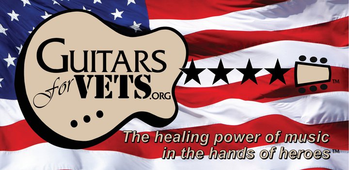 WE SUPPORT GUITARS FOR VETS