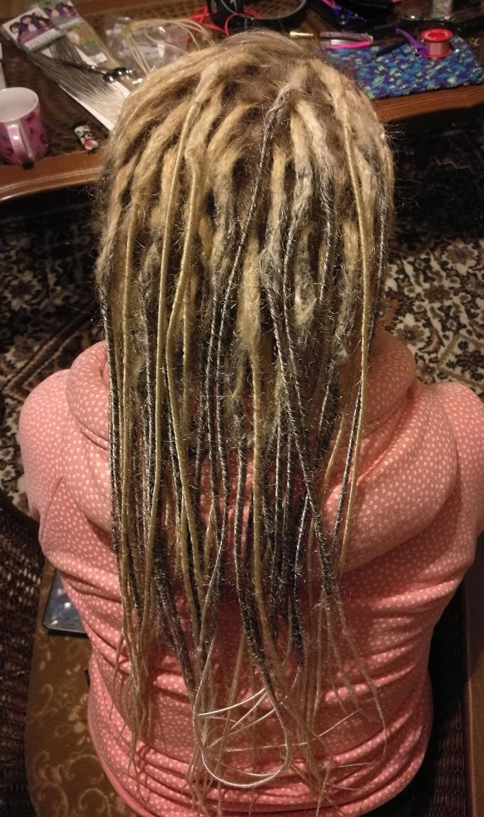 DreadCouture Wie Dreads aussehen, wenn man Verlängerungen entfernt...