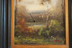 oil painting restoration antique sagging puncture repaired