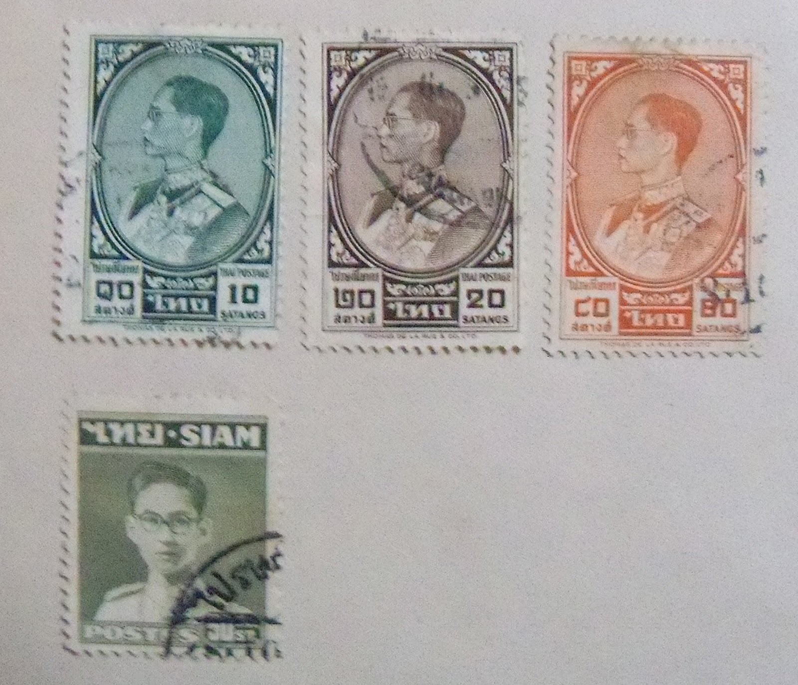 Jk Collection World THAILAND STAMPS
