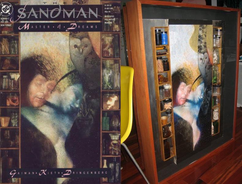 Dave McKean y las portadas de The Sandman La Hoguera de las Necedades
