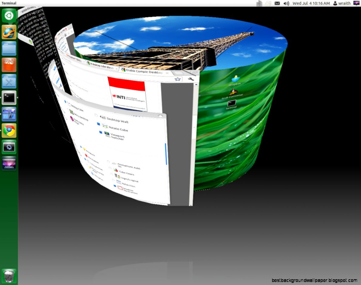 3D Cube Desktop Windows 7