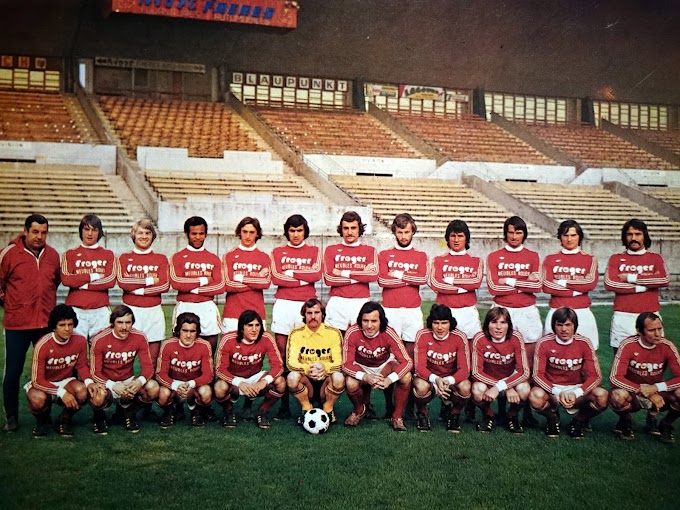 F.C ROUEN 1975-76.