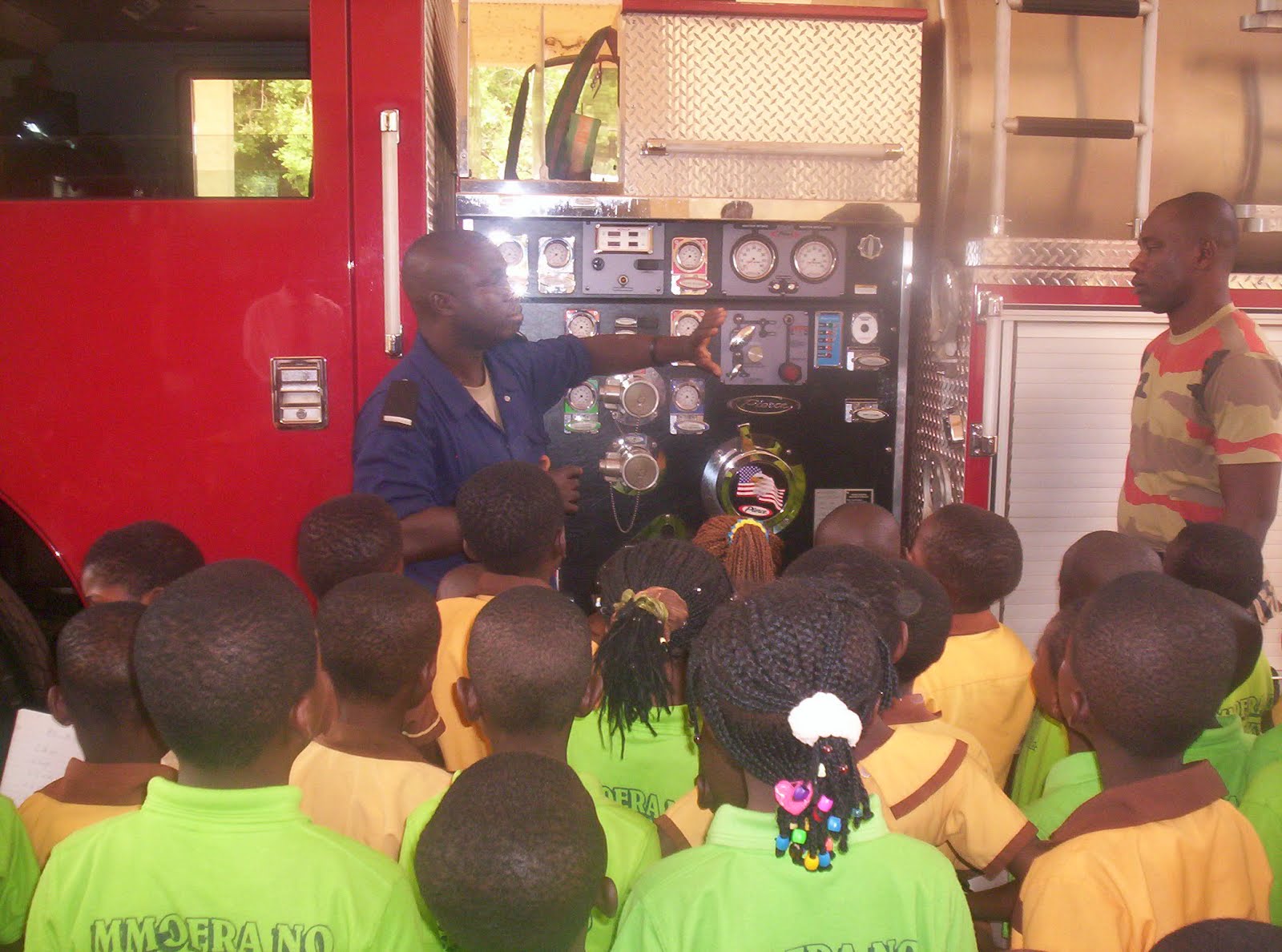 FUTURE ACADEMY SCHOOLS, GHANA Classes One and Two at the Ghana National Fire Service