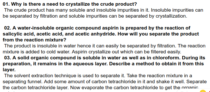1st year Chemistry Chapter 2 Short Questions Notes.