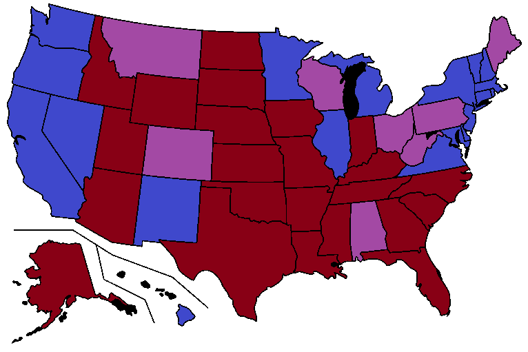 Teddy on Politics US Update and Maps!