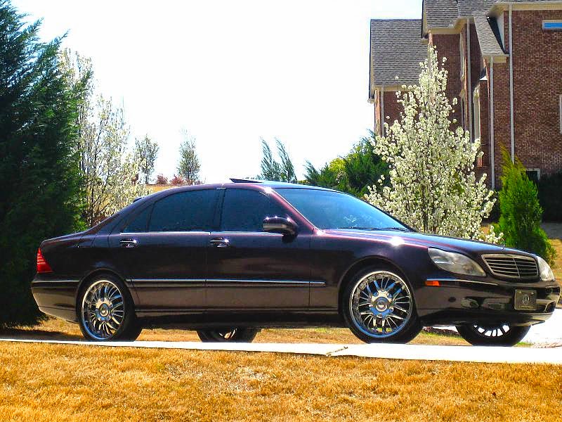 Mercedes-Benz S600 W220 on Chrome rims | BENZTUNING