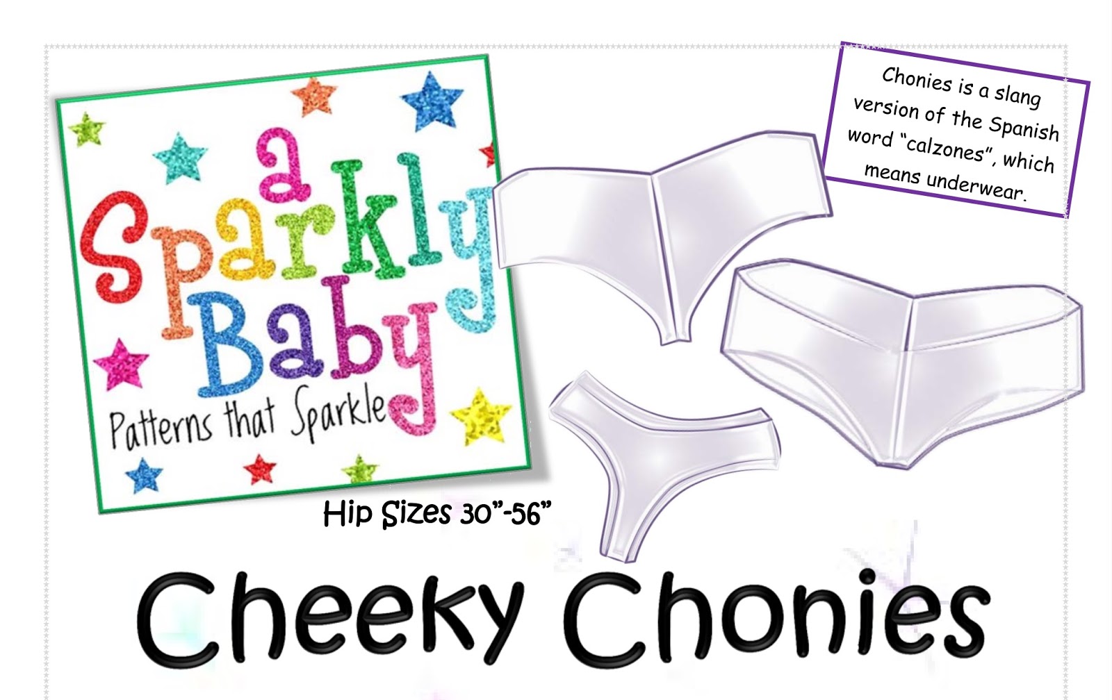 110 Creations: Cheeky Chonies no-show undies