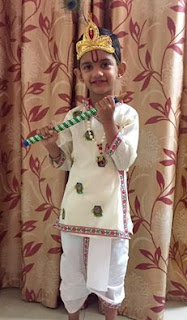 Arnav as Little Krishna Arnav, Little, Krisna, Janmashtami,