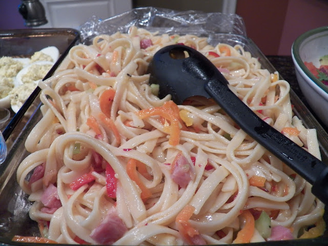 Fettucine with Peppers