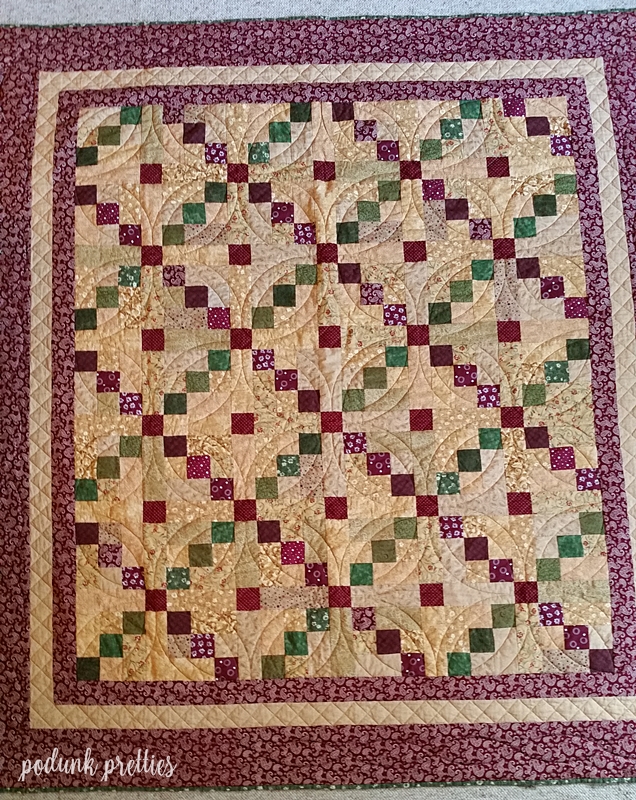 Podunk Pretties Simple quilt finish and quicky tutorial