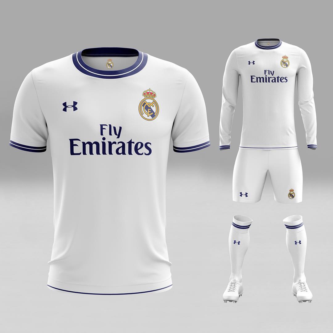 Under Armour Real Madrid 17-18 Concept Kit Revealed - Footy Headlines