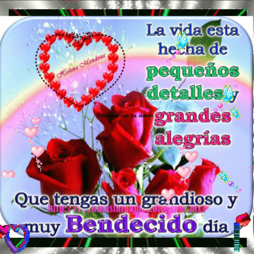 Buenos días Dios nos regala un nuevo y hermoso dia. con nuevos desafíos nuevas bendiciones,se