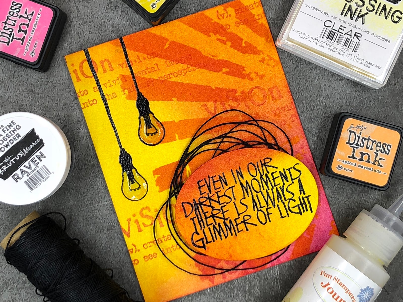 EVEN IN OUR DARKEST MOMENTS CARD COUPON CODE Ken's Kreations