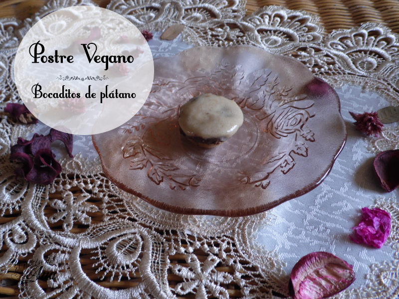 Bocaditos de plátano - postre vegano