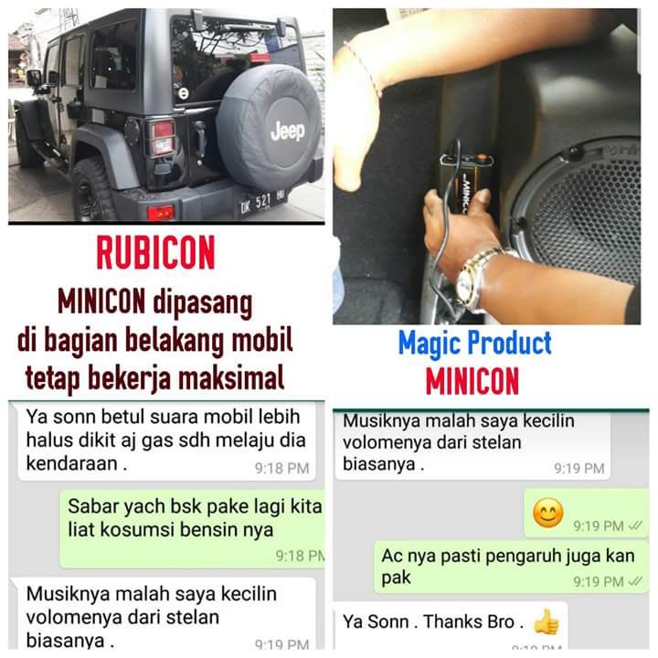 PELUANG USAHA MINICON, PUSAT DISTRIBUTOR MINICON MAGIC