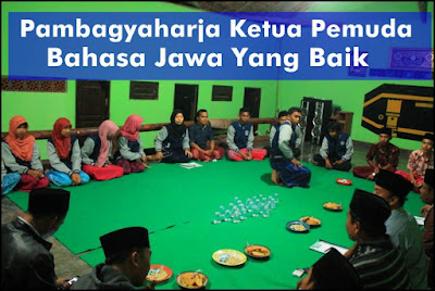 Pambagyaharja Ketua Di Acara Rapat Pemuda Bahasa Jawa