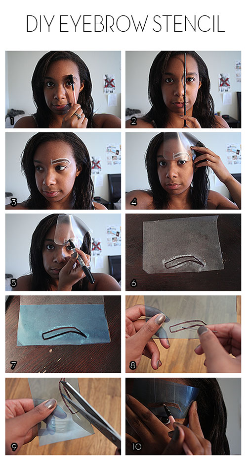 Spray Can Soul DIY Eyebrow Stencils