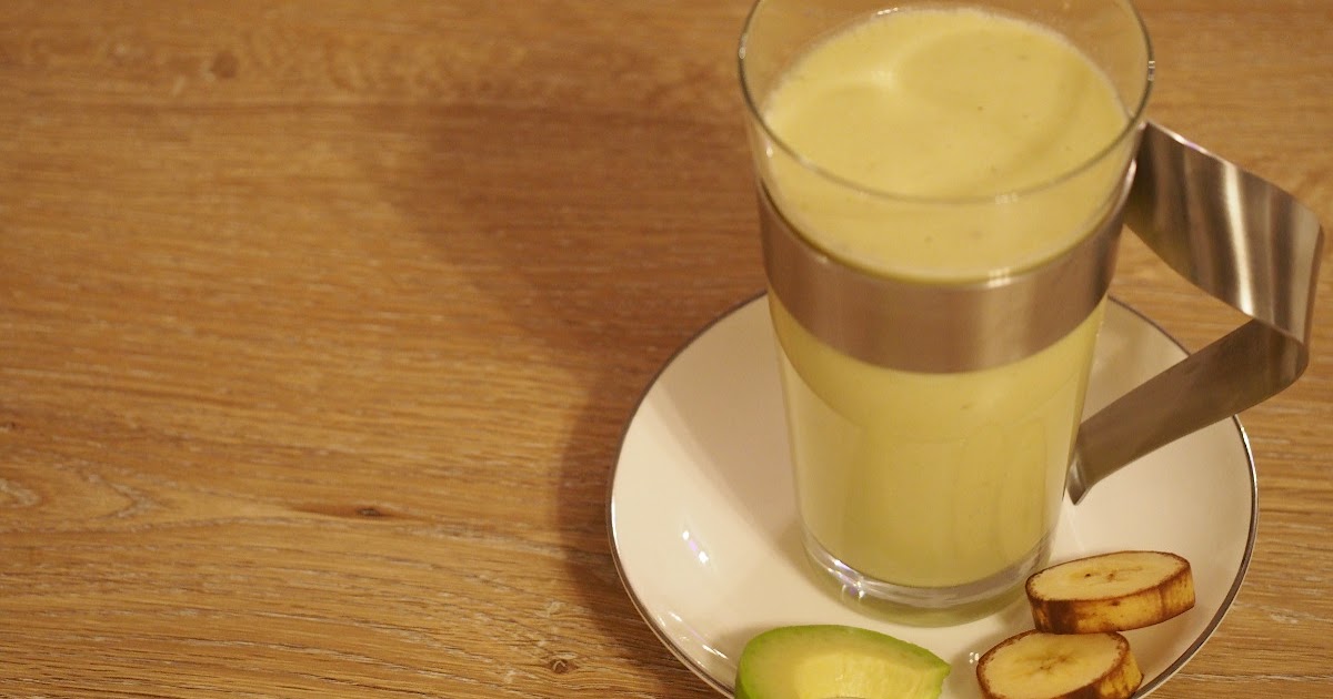 Bananen-Avocado Milchshake mit Orangensaft (ca. 1,2l)