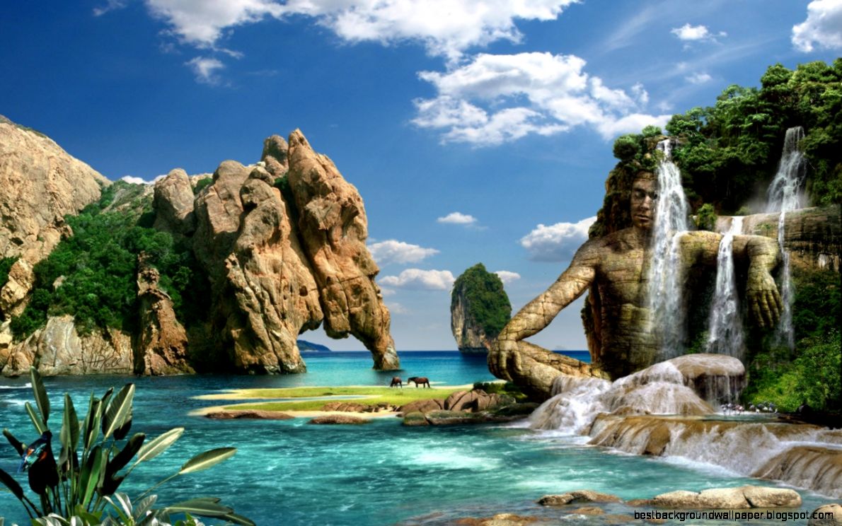 3D Waterfall HD Wallpapers