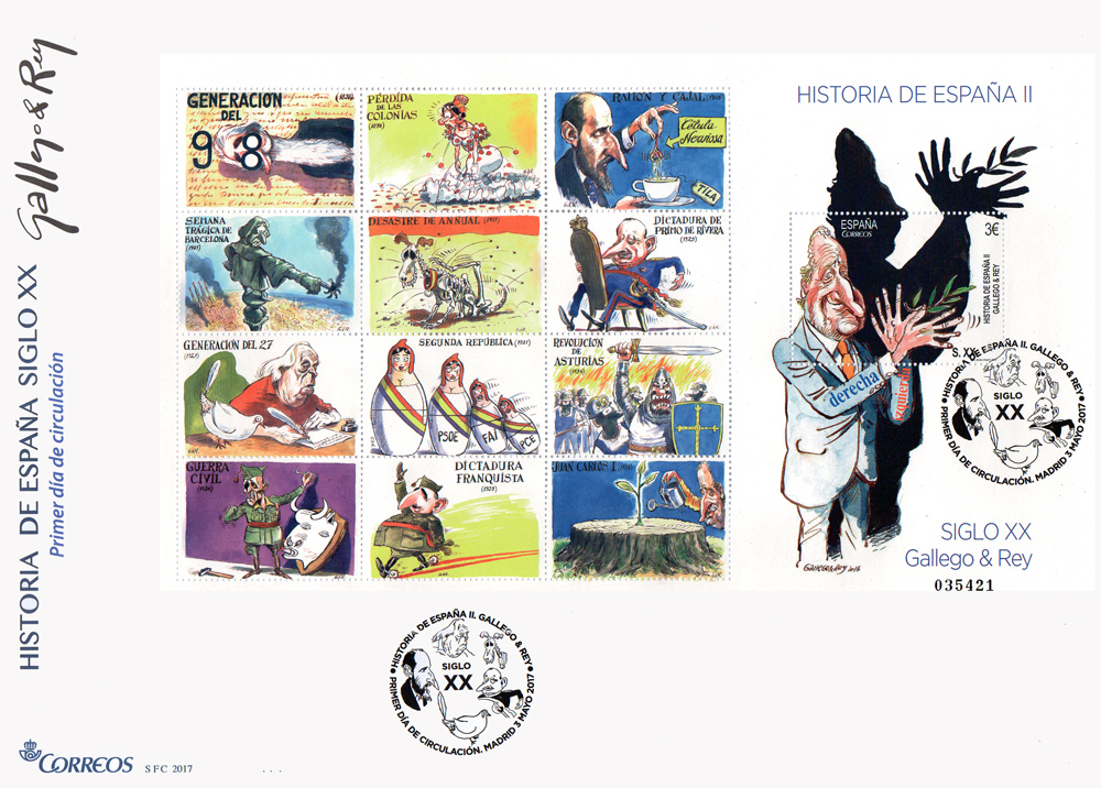 Gallego y Rey Historia de España en Sellos