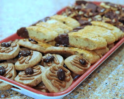 Slice 'n' Bake Coffee Cookies on Cookie Tray
