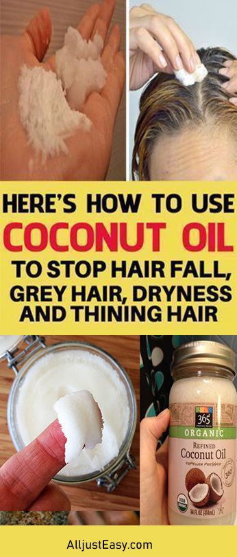 How To Use Coconut Oil To Stop Your Hair From Falling Out, Thinning Or ...
