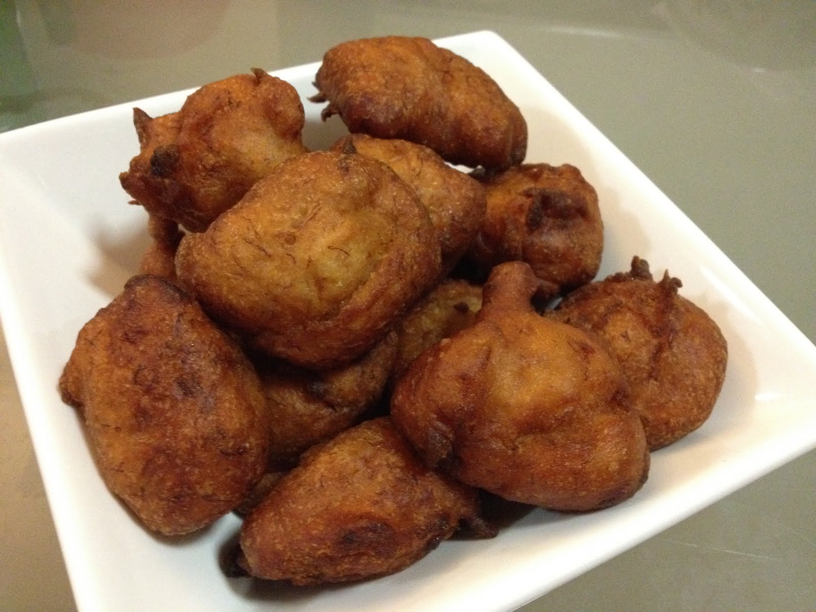 Yummy Mungbean Jemput Pisang (Malaysian style Deep Fried Mashed Banana