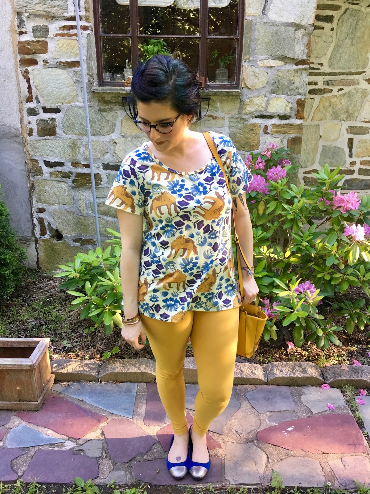 Behind The Leopard Glasses Foxy Lady In Mustard Lularoe