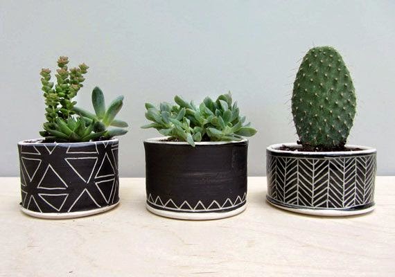 Succulents+home+interior+accessories+ceramic