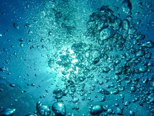 foto di bolle d'acqua