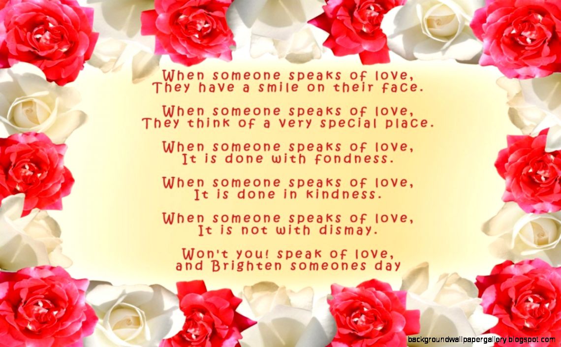 Valentine Love Poem  Impian Wedding Trends 2015