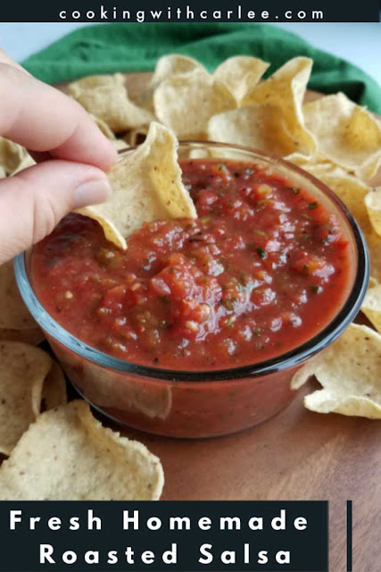 It's salsa season! Of course it's kind of always salsa season, but right now is garden fresh salsa season. If you have a garden, you likely have most of these ingredients in spades right now. If you aren't the gardening type, you likely can get them really fresh and affordably from a farm stand or neighbor who gardens. It's salsa season! Of course it's kind of always salsa season, but right now is garden fresh salsa season. If you have a garden, you likely have most of these ingredients in spades right now. If you aren't the gardening type, you likely can get them really fresh and affordably from a farm stand or neighbor who gardens.