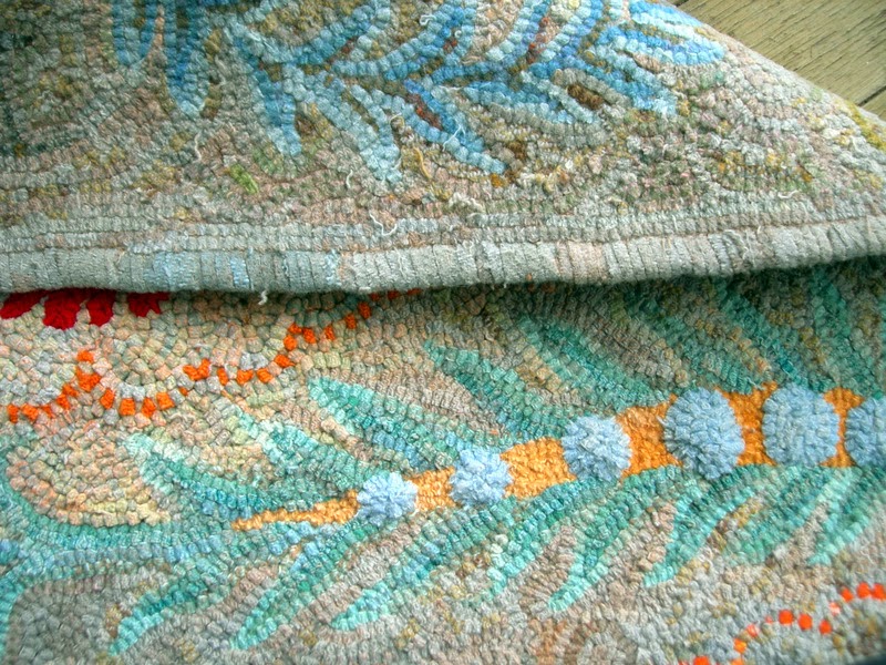 Victorian Rug Makers Close Up Of Bound Edges