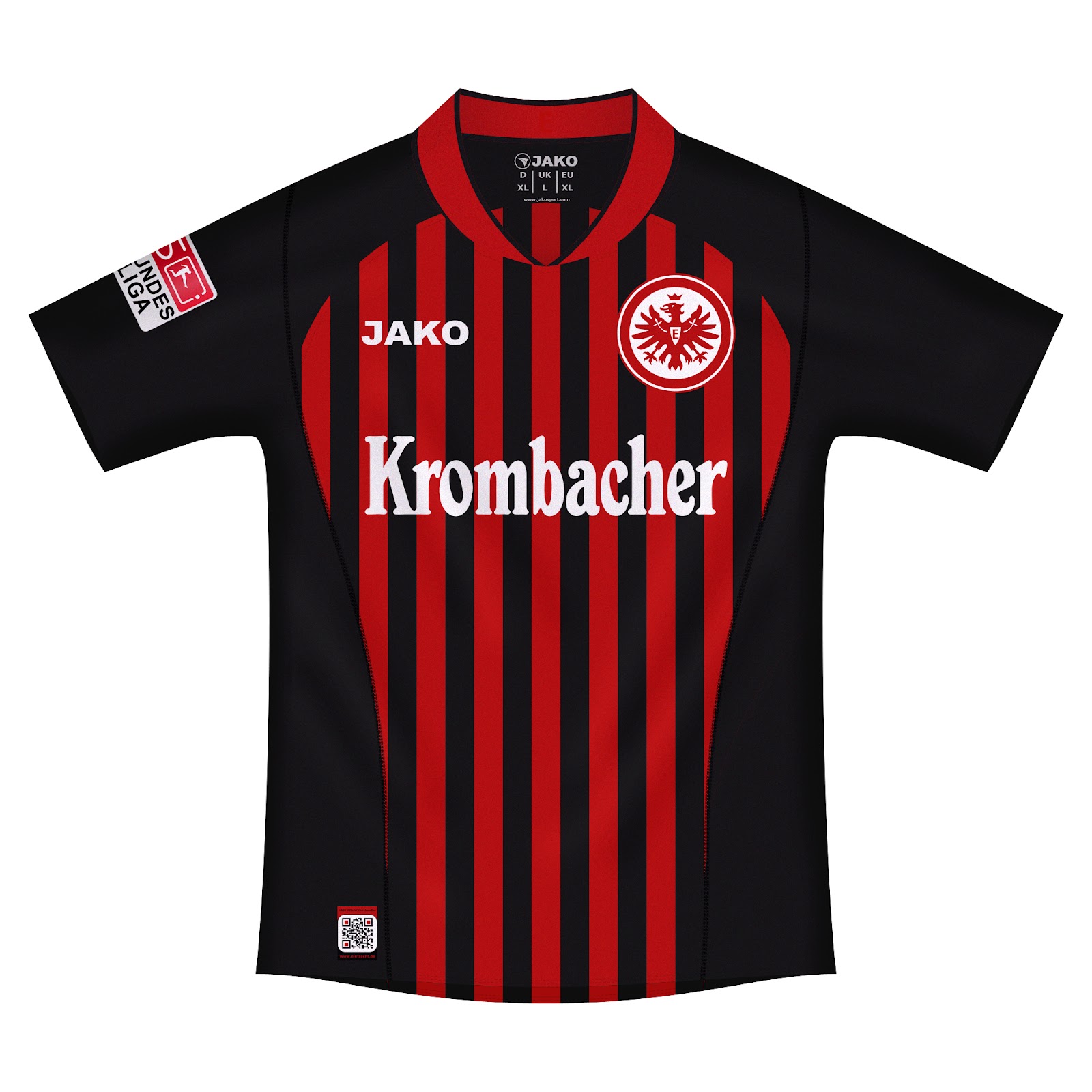 Kits Trikot Camisas Maillot: Eintracht Frankfurt